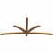 Ekena Millwork Davenport Timber Gable Bracket, Western Red Cedar, 84"W x 38"H x 1 1/2"D x 3 1/2"F, 11/12 Pitch GBW084X38X0204DAV00SWR - alternate 2